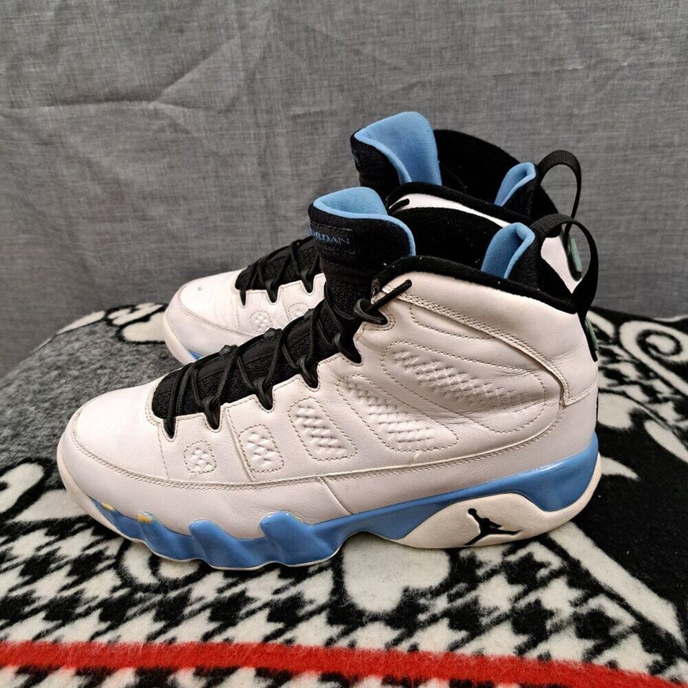 %Size 11 Nike Air Jordan 9 Retro 2010 Powder Blue Men AJ23